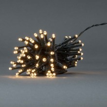 LED Vianočná vonkajšia reťaz  48xLED/7 funkcií/3xAA 4,1m IP44 teplá biela