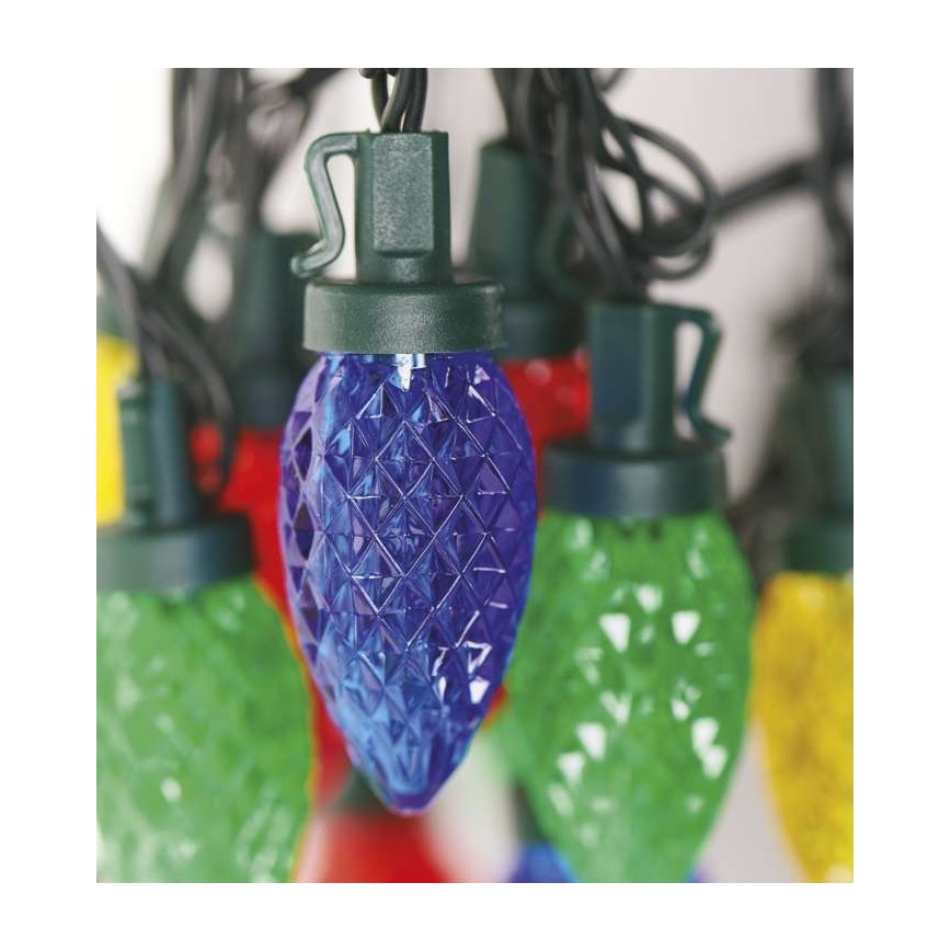 LED Vianočná vonkajšia reťaz 50xLED/8 módov 14,8m IP44 multicolor