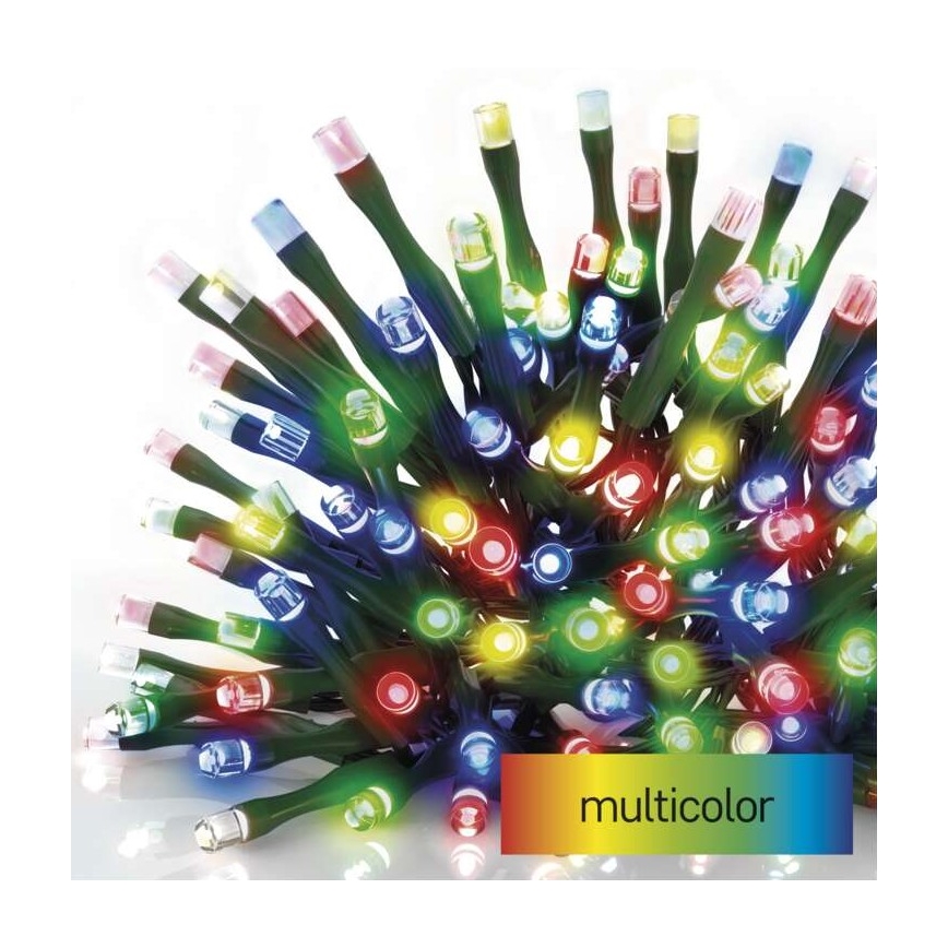 LED Vianočná vonkajšia reťaz 80xLED/13m IP44 multicolor