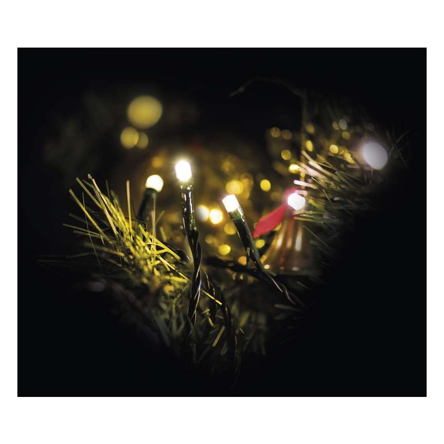 LED Vianočná vonkajšia reťaz 80xLED/13m IP44 teplá biela