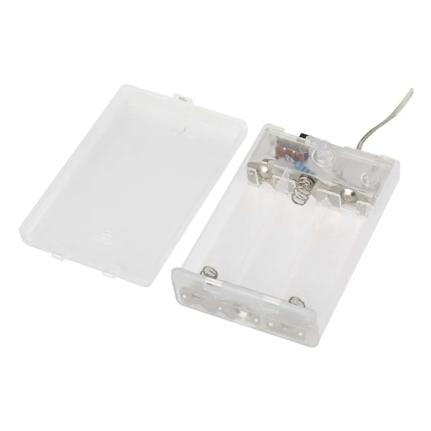 LED Vianočný reťaz 40xLED/3xAA 1,5 m teplá biela