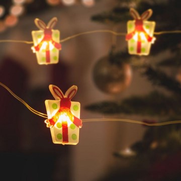 LED Vianočný reťazec 20xLED/2xAA 2,2m teplá biela