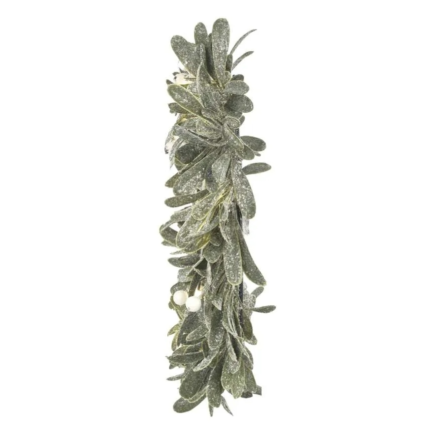 LED vianočný veniec 25× LED, napájanie 3× AA, priemer 35 cm
