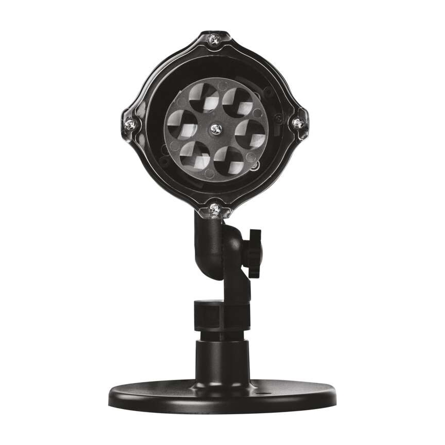 LED Vianočný vonkajší projektor LED/3,6W/230V IP44 biela
