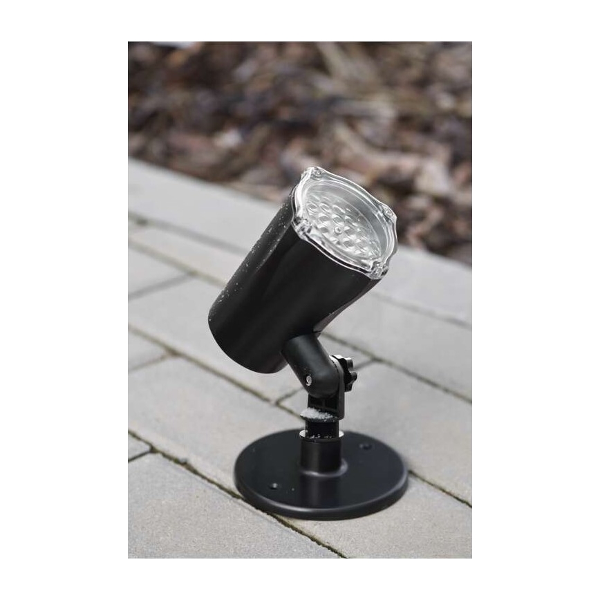 LED Vianočný vonkajší projektor LED/3,6W/230V IP44 biela