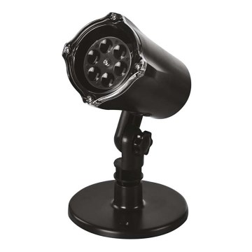 LED vianočný vonkajší projektor LED/3,6W/230V IP44 studená biela