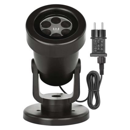 LED Vianočný vonkajší projektor LED/3,6W/230V IP44 viacfarebný