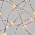 LED Vianočný vonkajší reťaz 40xLED/9m IP44 teplá biela