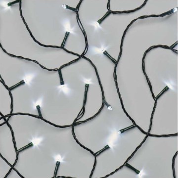 LED Vianočný vonkajší reťaz 80xLED/13m IP44 studená biela