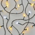 LED Vianočný vonkajší reťaz 80xLED/13m IP44 teplá/studená biela
