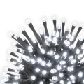 LED vianočný vonkajší svetelný reťazec 100×LED/15 m IP44 studená biela