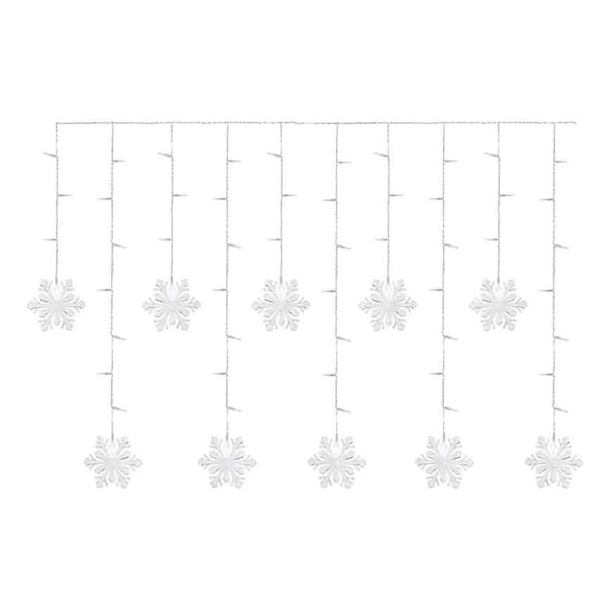 LED Vianočný záves 60xLED/1,35W 635x50 cm studená biela