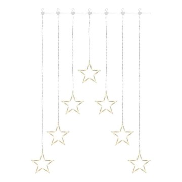 LED vianočný záves 70xLED/3,6W 567x125 cm teplá biela