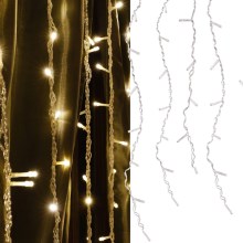 LED Vianočný záves ESTELLA 47xLED/8 funkcií 3,5 m teplá biela
