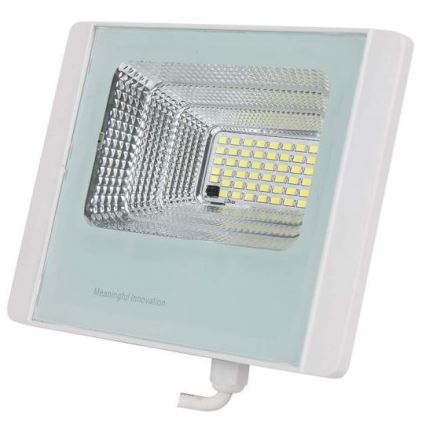 LED Vonakajší solárny reflektor LED/12W/3,2V IP65 6400K + diaľkové ovládanie