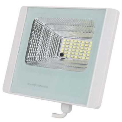 LED Vonakajší solárny reflektor LED/20W/3,2V IP65 4000K + diaľkové ovládanie