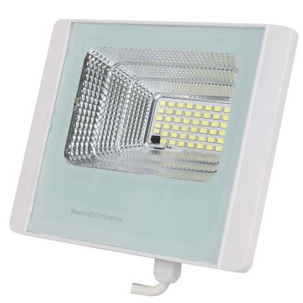 LED Vonakajší solárny reflektor LED/20W/3,2V IP65 6400K + diaľkové ovládanie