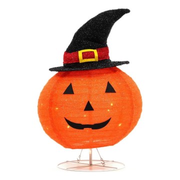 LED Vonkajší dekorácia HALLOWEEN LED/3xAA/teplá biela IP44 tekvica