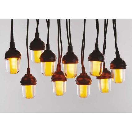 LED Vonkajší dekoratívny reťazec 100xLED/9,5m IP44