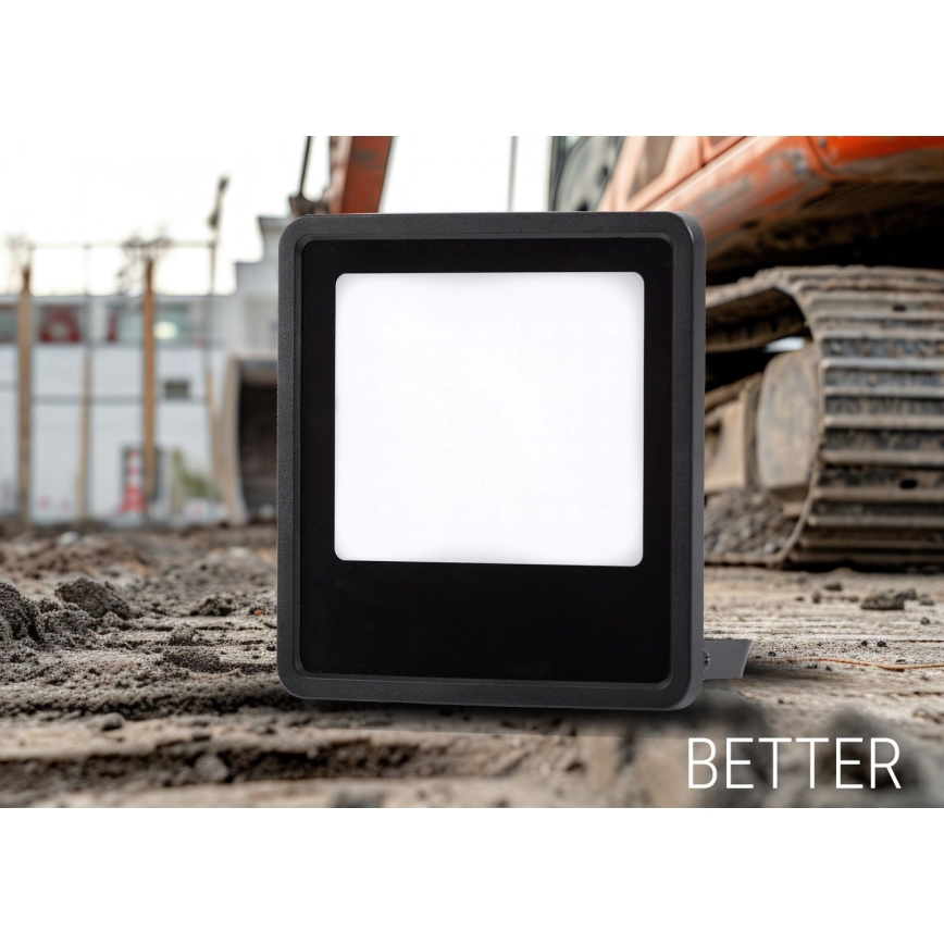 LED Vonkajší reflektor LED/100W/230V 4000K IP65 čierna