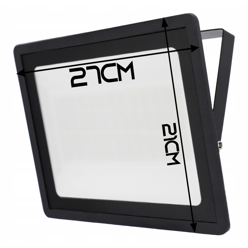 LED Vonkajší reflektor LED/100W/230V 4500K IP65 čierny