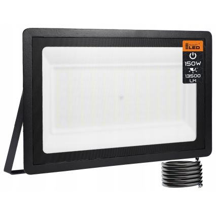 LED Vonkajší reflektor LED/150W/230V 4500K IP65 čierny