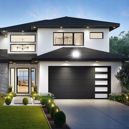 LED Vonkajší reflektor LED/50W/230V 4500K IP65 čierna