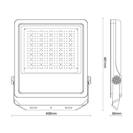 LED Vonkajší reflektor PROFI PLUS LED/300W/230V 5000K IP66