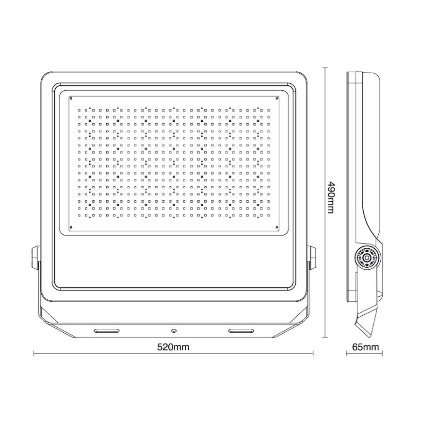LED Vonkajší reflektor PROFI PLUS LED/400W/230V 5000K IP66