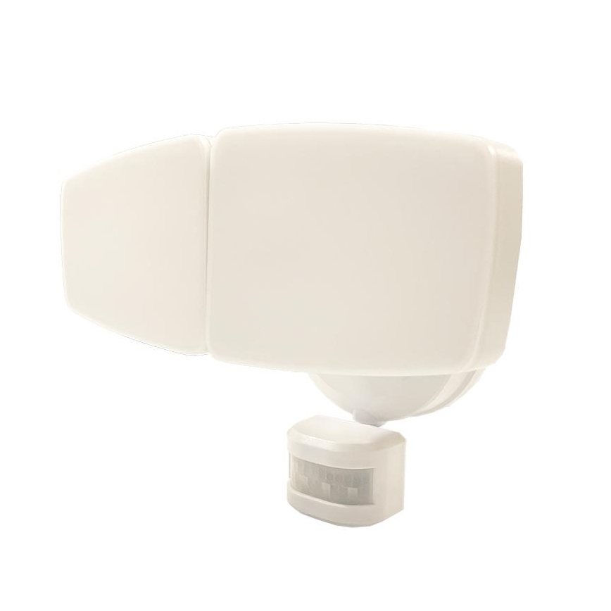 LED Vonkajší reflektor so senzorom LED/24W/230V 3000/4000/6000K IP54 biela