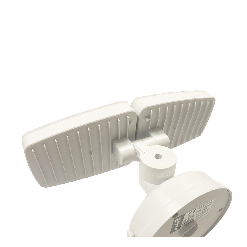LED Vonkajší reflektor so senzorom LED/24W/230V 3000/4000/6000K IP54 biela