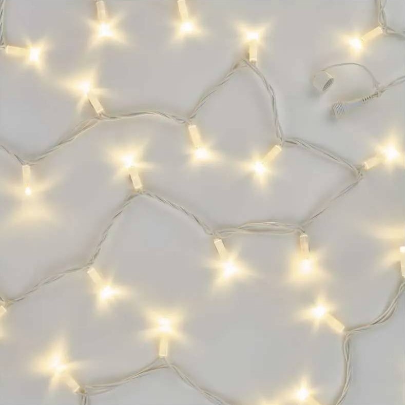 LED Vonkajší reťaz 100xLED/10m IP44 teplá biela