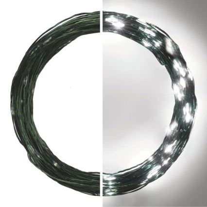 LED  vonkajší reťaz 150xLED/20m IP44 studená biela