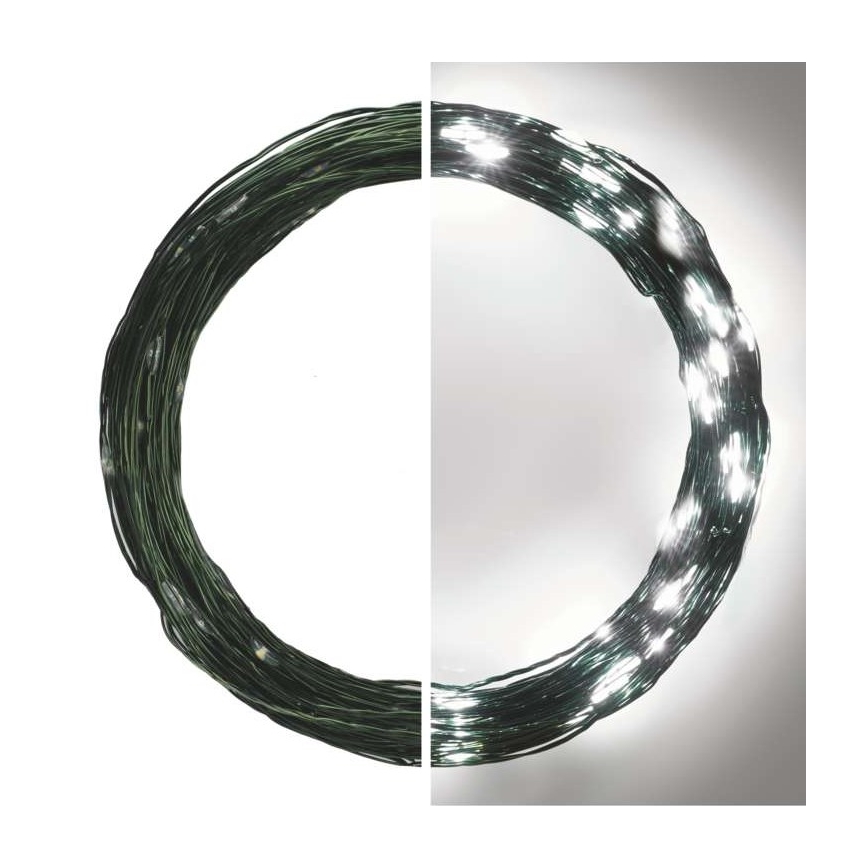 LED  vonkajší reťaz 150xLED/20m IP44 studená biela