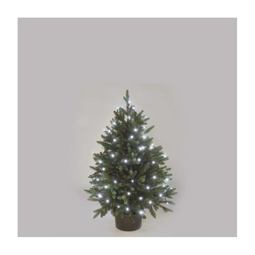 LED  vonkajší reťaz 80xLED/13m IP44 studená biela