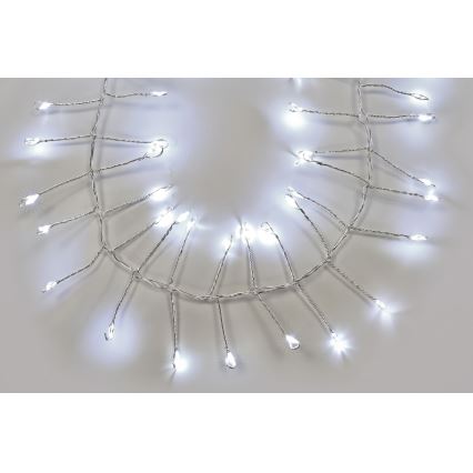 LED vonkajší reťaz 960xLED/8 funkcií 9,6m IP44 studená biela