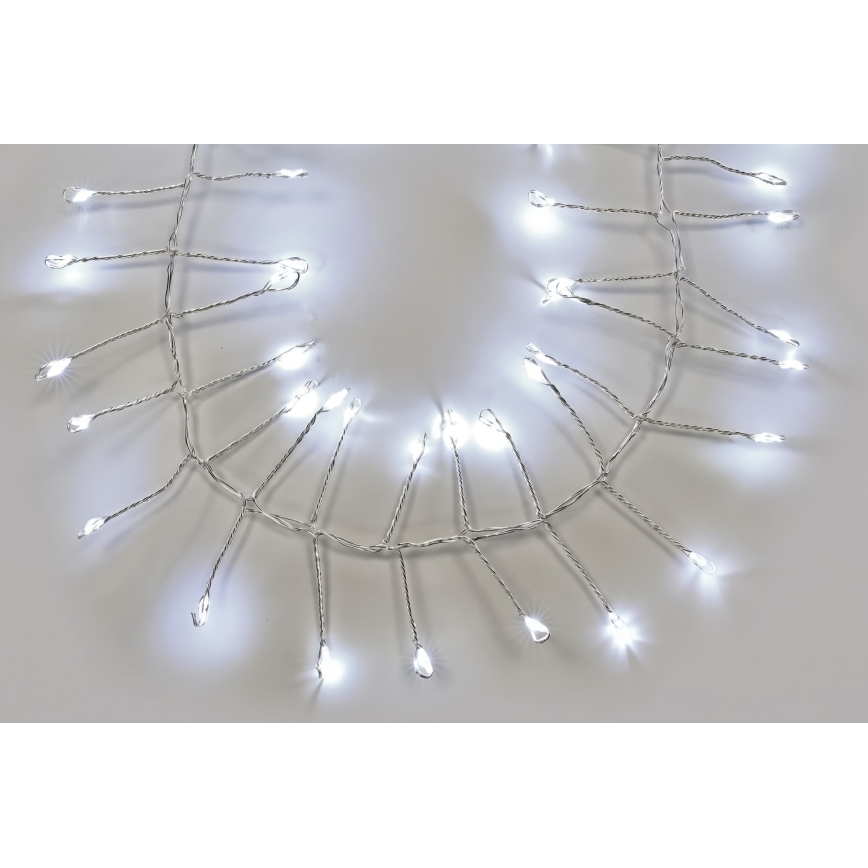 LED vonkajší reťaz 960xLED/8 funkcií 9,6m IP44 studená biela