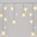 LED Vonkajší reťazec 50xLED/3x0,4m IP44 studená/teplá biela