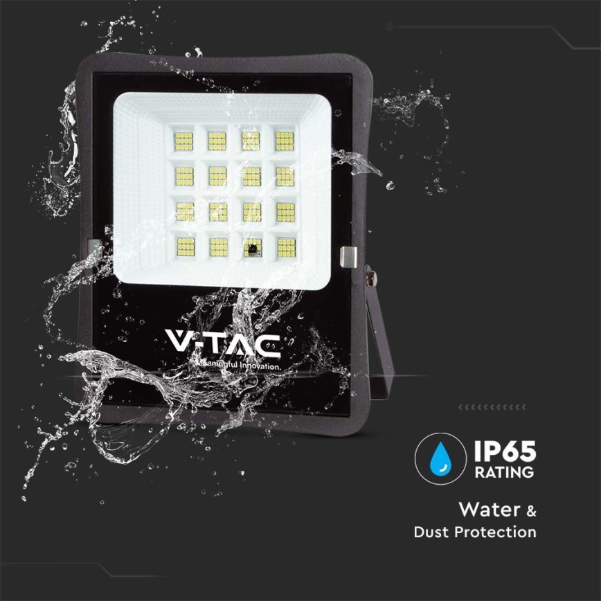 LED Vonkajší solárny reflektor LED/12W/3,2V 6400K IP65 10000 mAh + diaľkové ovládanie
