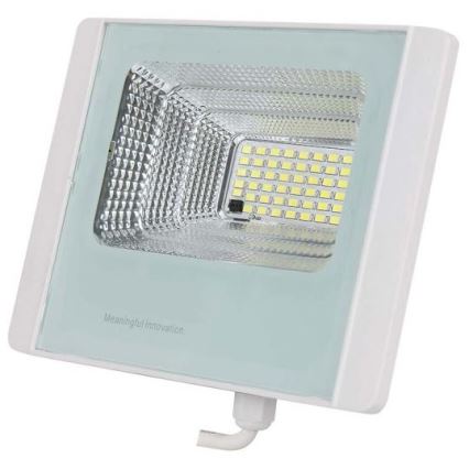 LED Vonkajší solárny reflektor LED/12W/3,2V IP65 4000K 5000 mAh + diaľkové ovládanie