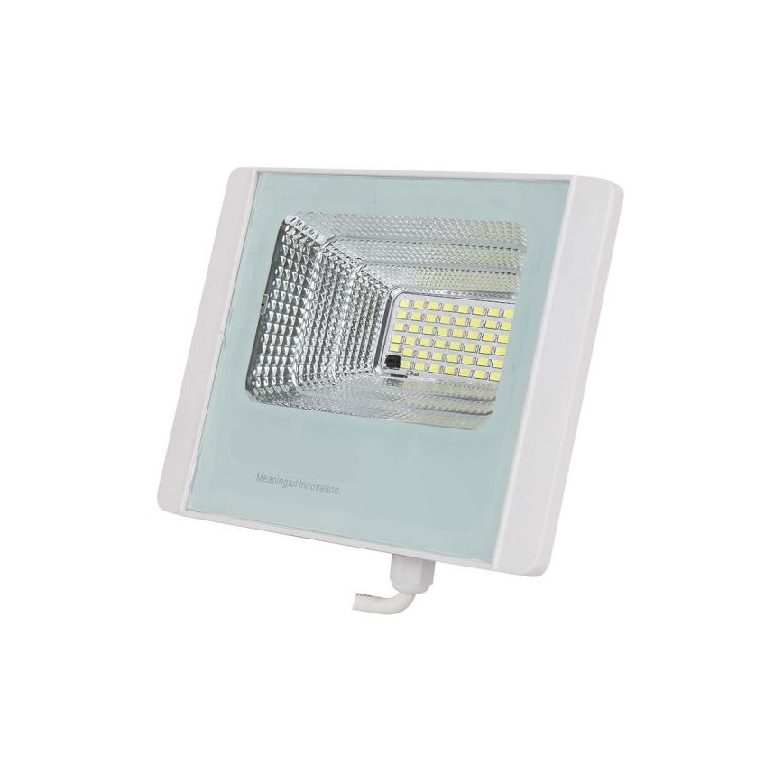 LED Vonkajší solárny reflektor LED/12W/3,2V IP65 4000K 5000 mAh + diaľkové ovládanie