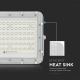 LED Vonkajší stmievateľný solárny reflektor LED/15W/3,2V IP65 4000K biela + diaľkové ovládanie