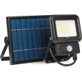 LED Vonkajší solárny reflektor so senzorom LED/20W/3,7V 6500K IP65 4400 mAh