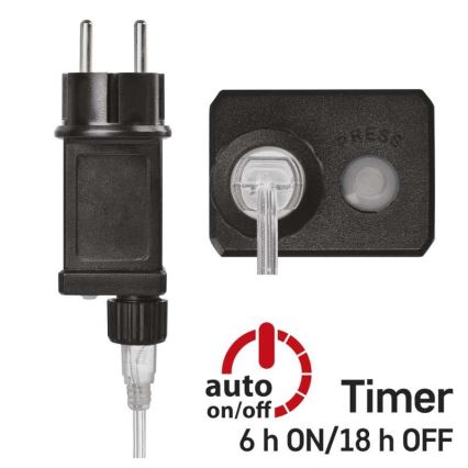 LED vonkajší svetelný reťazec 100×LED / 15 m, IP44, teplá biela