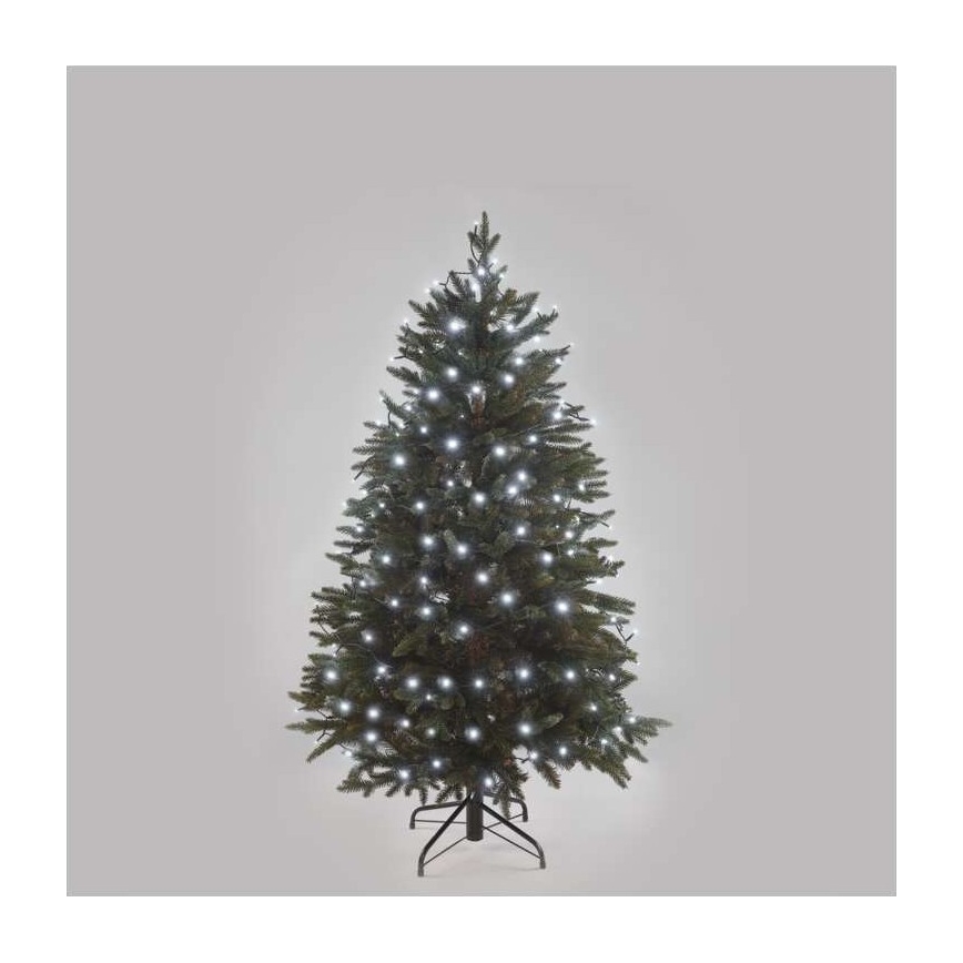 LED vonkajší svetelný reťazec 120xLED/17m IP44 studená biela