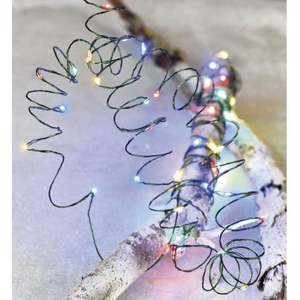 LED vonkajší svetelný reťazec 150xLED/20m IP44 viacfarebný