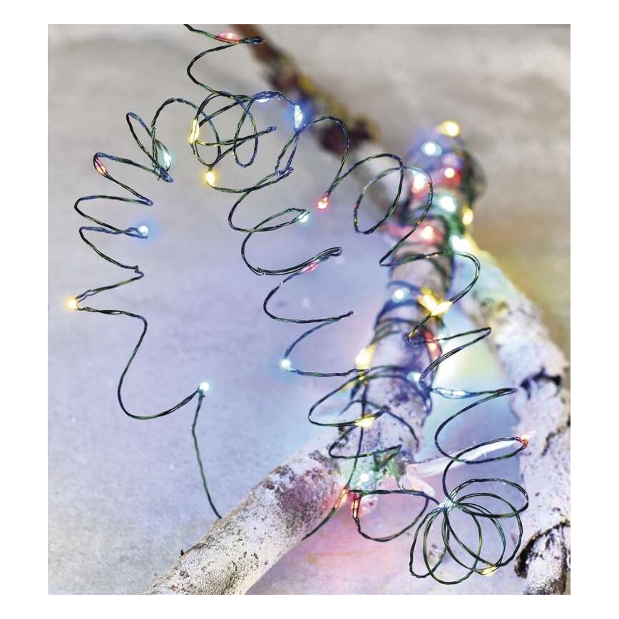 LED vonkajší svetelný reťazec 150xLED/20m IP44 viacfarebný