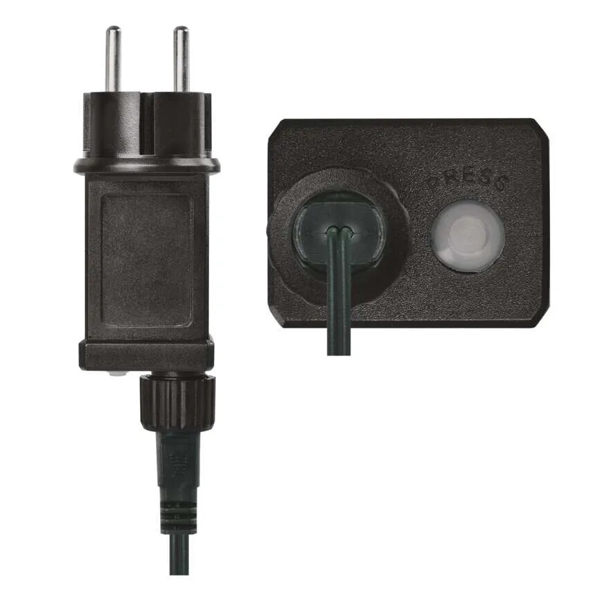 LED vonkajší svetelný reťazec 160×LED / 21 m, IP44, teplá biela