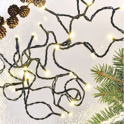 LED  vonkajší svetelný reťazec 180xLED/23m IP44 teplá biela