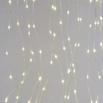 LED vonkajší vianočný reťaz 300xLED/8 funkcií 5,9 m IP44 teplá biela